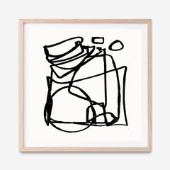 Shop Abstract Line (Square) Art Print a painted abstract themed wall art print from The Print Emporium wall artwork collection - Buy Australian made fine art painting style poster and framed prints for the home and your interior decor room, TPE-DH-231-AP
