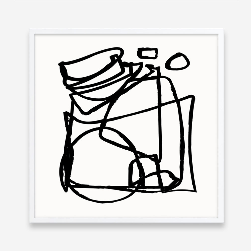 Shop Abstract Line (Square) Art Print a painted abstract themed wall art print from The Print Emporium wall artwork collection - Buy Australian made fine art painting style poster and framed prints for the home and your interior decor room, TPE-DH-231-AP