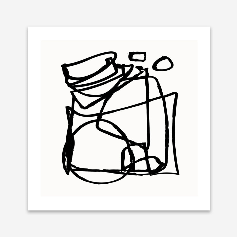 Shop Abstract Line (Square) Art Print a painted abstract themed wall art print from The Print Emporium wall artwork collection - Buy Australian made fine art painting style poster and framed prints for the home and your interior decor room, TPE-DH-231-AP