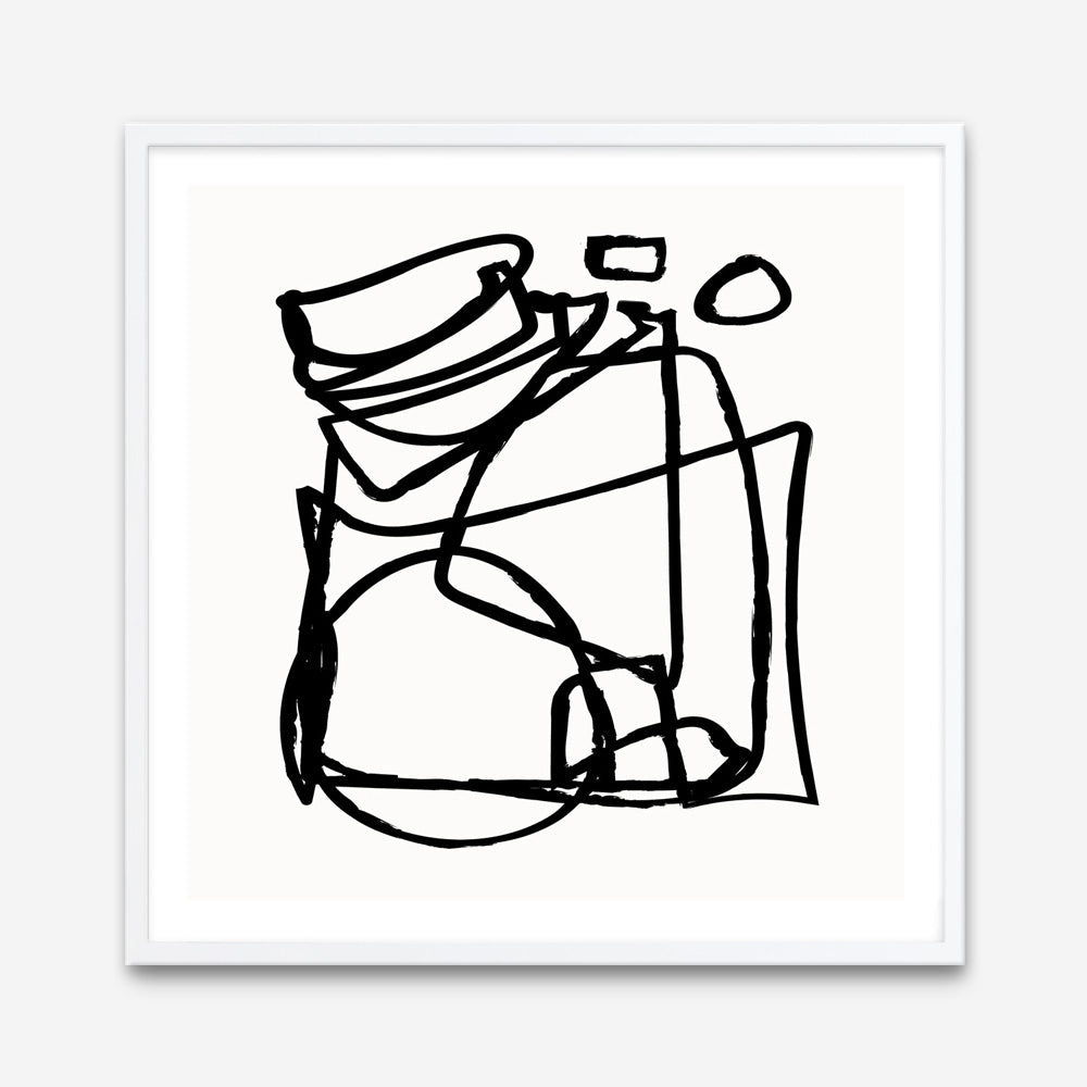 Shop Abstract Line (Square) Art Print a painted abstract themed wall art print from The Print Emporium wall artwork collection - Buy Australian made fine art painting style poster and framed prints for the home and your interior decor room, TPE-DH-231-AP