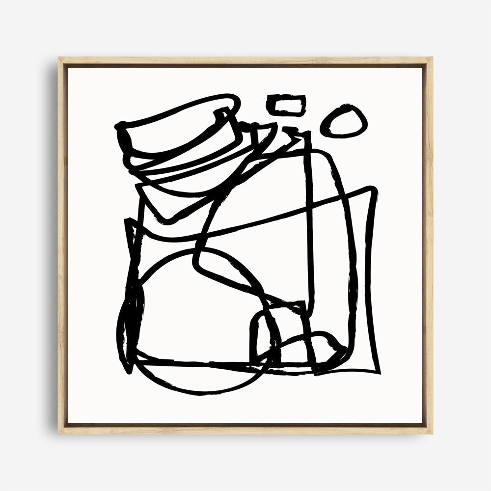 Shop Abstract Line (Square) Canvas Print a painted abstract themed framed canvas wall art print from The Print Emporium artwork collection - Buy Australian made fine art painting style stretched canvas prints for the home and your interior decor space, TPE-DH-231-CA-40X40-NF