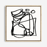 Shop Abstract Line (Square) Canvas Print a painted abstract themed framed canvas wall art print from The Print Emporium artwork collection - Buy Australian made fine art painting style stretched canvas prints for the home and your interior decor space, TPE-DH-231-CA-40X40-NF