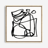 Shop Abstract Line (Square) Canvas Print a painted abstract themed framed canvas wall art print from The Print Emporium artwork collection - Buy Australian made fine art painting style stretched canvas prints for the home and your interior decor space, TPE-DH-231-CA-40X40-NF