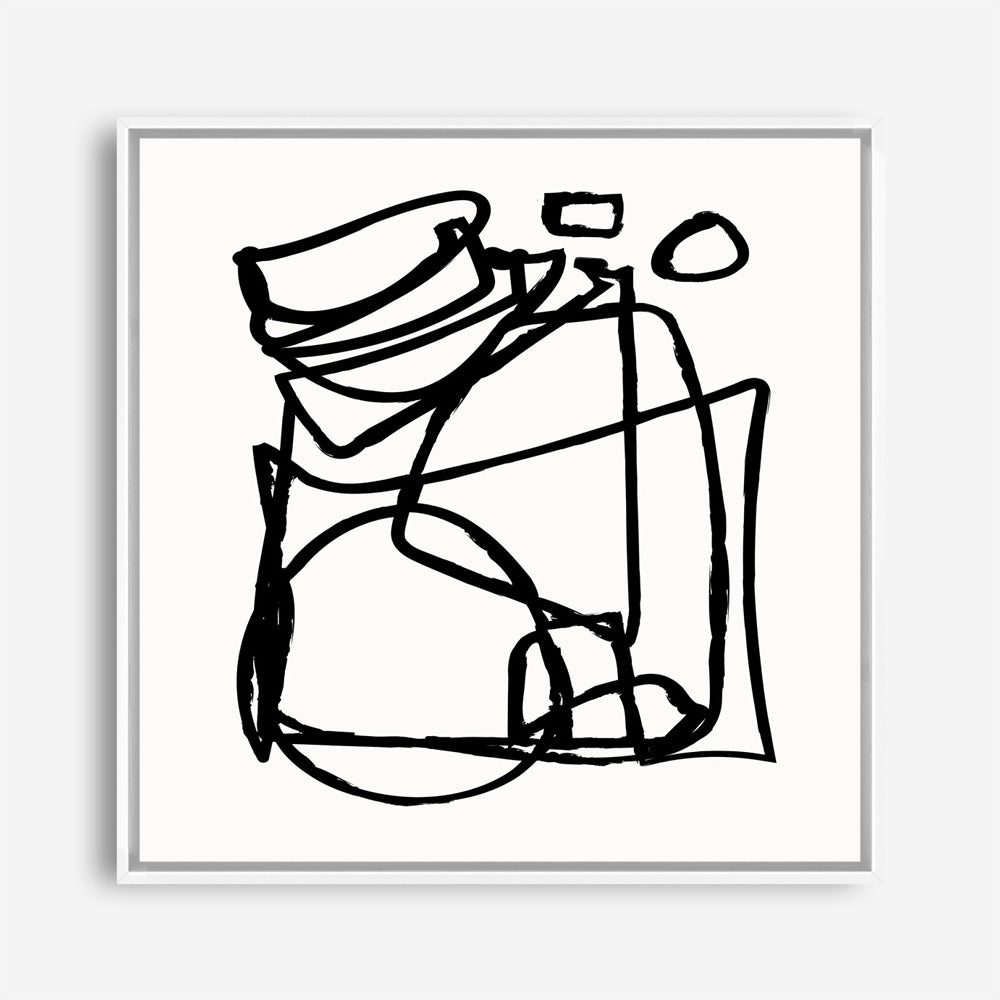 Shop Abstract Line (Square) Canvas Print a painted abstract themed framed canvas wall art print from The Print Emporium artwork collection - Buy Australian made fine art painting style stretched canvas prints for the home and your interior decor space, TPE-DH-231-CA-40X40-NF