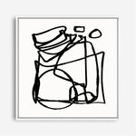 Shop Abstract Line (Square) Canvas Print a painted abstract themed framed canvas wall art print from The Print Emporium artwork collection - Buy Australian made fine art painting style stretched canvas prints for the home and your interior decor space, TPE-DH-231-CA-40X40-NF