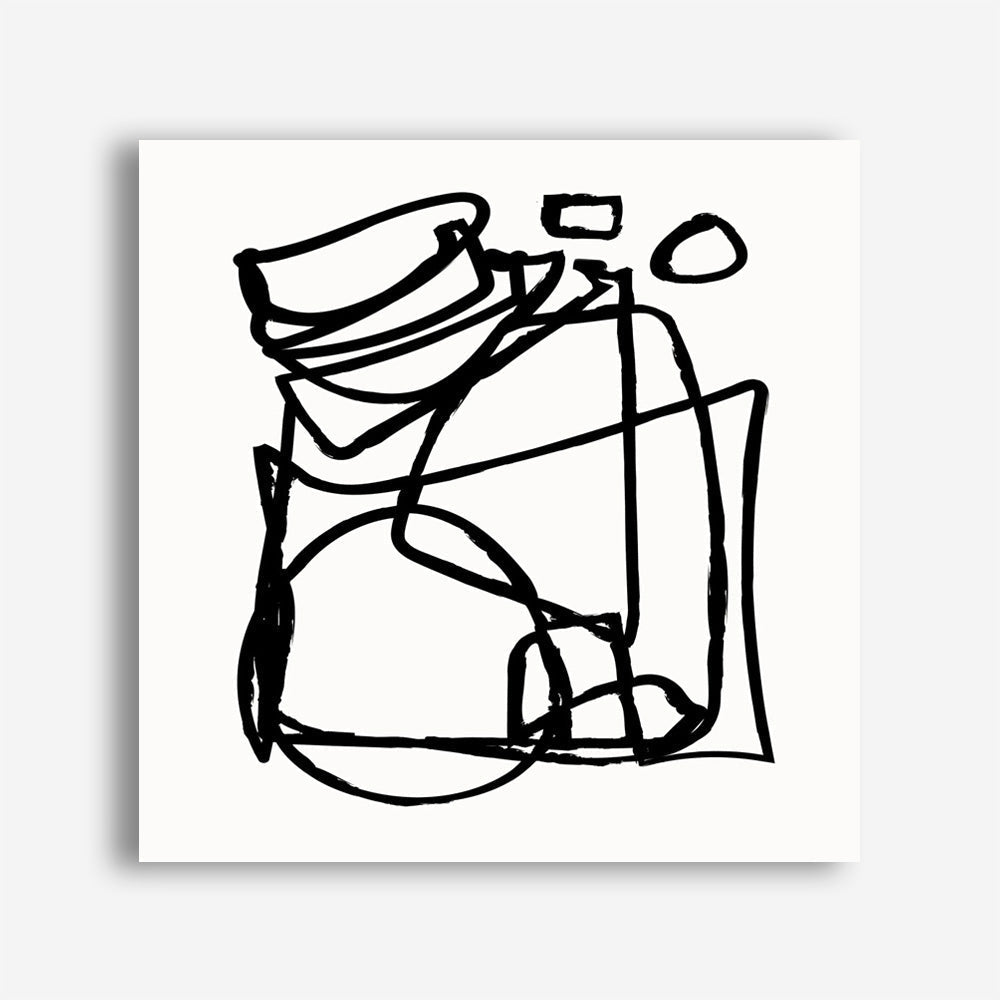 Shop Abstract Line (Square) Canvas Print a painted abstract themed framed canvas wall art print from The Print Emporium artwork collection - Buy Australian made fine art painting style stretched canvas prints for the home and your interior decor space, TPE-DH-231-CA-40X40-NF