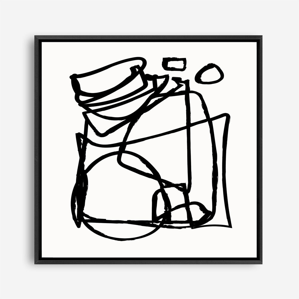 Shop Abstract Line (Square) Canvas Print a painted abstract themed framed canvas wall art print from The Print Emporium artwork collection - Buy Australian made fine art painting style stretched canvas prints for the home and your interior decor space, TPE-DH-231-CA-40X40-NF