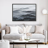 Shop Abstract Mountain Range Art Print a painted abstract themed wall art print from The Print Emporium wall artwork collection - Buy Australian made fine art painting style poster and framed prints for the home and your interior decor room, TPE-397-AP