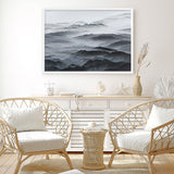 Shop Abstract Mountain Range Art Print a painted abstract themed wall art print from The Print Emporium wall artwork collection - Buy Australian made fine art painting style poster and framed prints for the home and your interior decor room, TPE-397-AP