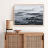 Shop Abstract Mountain Range Art Print a painted abstract themed wall art print from The Print Emporium wall artwork collection - Buy Australian made fine art painting style poster and framed prints for the home and your interior decor room, TPE-397-AP