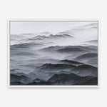 Shop Abstract Mountain Range Canvas Print a painted abstract themed framed canvas wall art print from The Print Emporium artwork collection - Buy Australian made fine art painting style stretched canvas prints for the home and your interior decor space, TPE-397-CA-35X46-NF