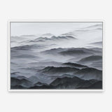 Shop Abstract Mountain Range Canvas Print a painted abstract themed framed canvas wall art print from The Print Emporium artwork collection - Buy Australian made fine art painting style stretched canvas prints for the home and your interior decor space, TPE-397-CA-35X46-NF