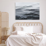 Shop Abstract Mountain Range Canvas Print a painted abstract themed framed canvas wall art print from The Print Emporium artwork collection - Buy Australian made fine art painting style stretched canvas prints for the home and your interior decor space, TPE-397-CA-35X46-NF