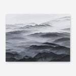 Shop Abstract Mountain Range Canvas Print a painted abstract themed framed canvas wall art print from The Print Emporium artwork collection - Buy Australian made fine art painting style stretched canvas prints for the home and your interior decor space, TPE-397-CA-35X46-NF