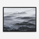 Shop Abstract Mountain Range Canvas Print a painted abstract themed framed canvas wall art print from The Print Emporium artwork collection - Buy Australian made fine art painting style stretched canvas prints for the home and your interior decor space, TPE-397-CA-35X46-NF