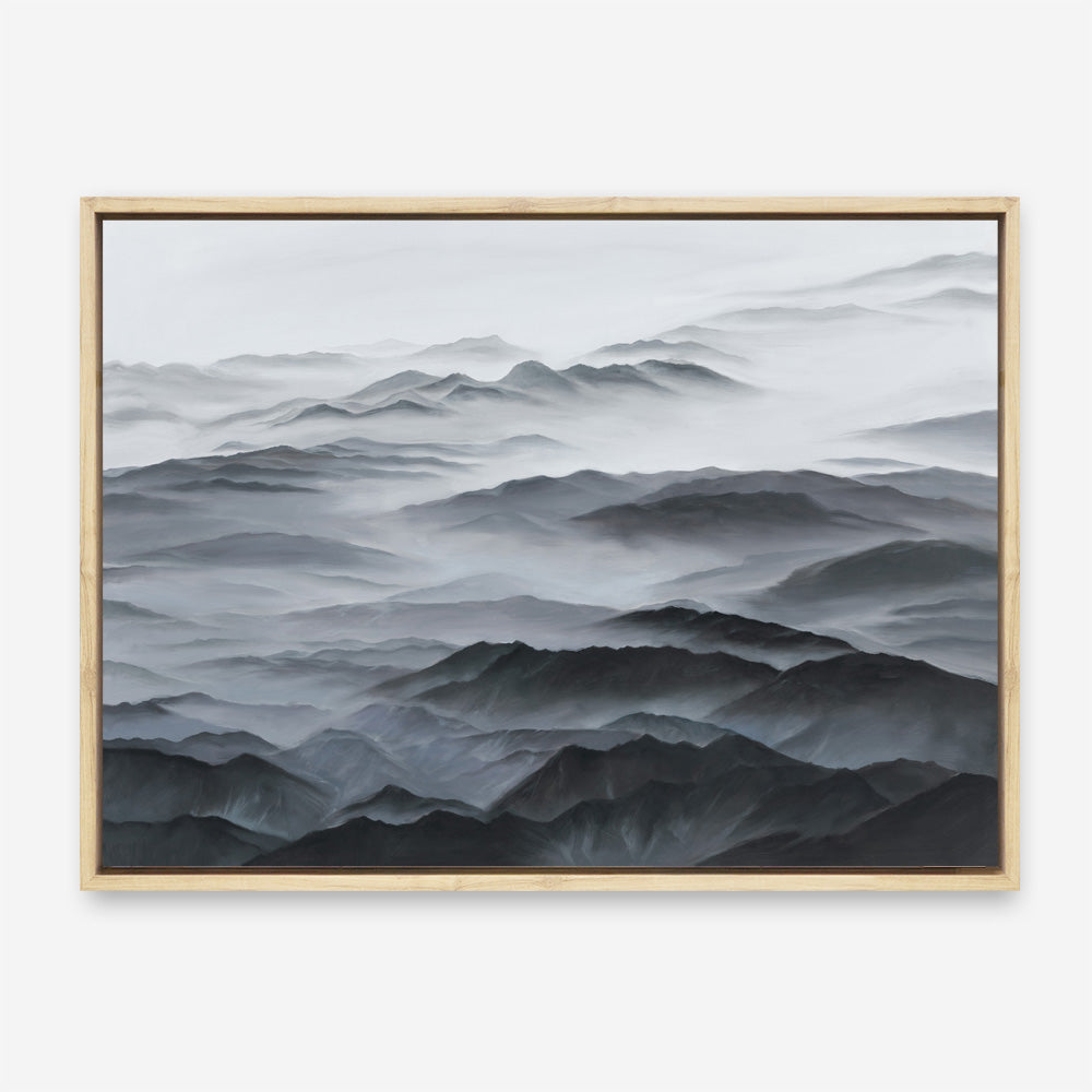 Shop Abstract Mountain Range Canvas Print a painted abstract themed framed canvas wall art print from The Print Emporium artwork collection - Buy Australian made fine art painting style stretched canvas prints for the home and your interior decor space, TPE-397-CA-35X46-NF