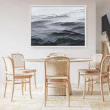 Shop Abstract Mountain Range Canvas Print a painted abstract themed framed canvas wall art print from The Print Emporium artwork collection - Buy Australian made fine art painting style stretched canvas prints for the home and your interior decor space, TPE-397-CA-35X46-NF