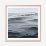 Shop Abstract Mountain Range I (Square) Art Print a painted abstract themed wall art print from The Print Emporium wall artwork collection - Buy Australian made fine art painting style poster and framed prints for the home and your interior decor room, TPE-398-AP