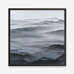 Shop Abstract Mountain Range I (Square) Art Print a painted abstract themed wall art print from The Print Emporium wall artwork collection - Buy Australian made fine art painting style poster and framed prints for the home and your interior decor room, TPE-398-AP
