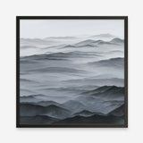 Shop Abstract Mountain Range I (Square) Art Print a painted abstract themed wall art print from The Print Emporium wall artwork collection - Buy Australian made fine art painting style poster and framed prints for the home and your interior decor room, TPE-398-AP