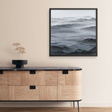 Shop Abstract Mountain Range I (Square) Art Print a painted abstract themed wall art print from The Print Emporium wall artwork collection - Buy Australian made fine art painting style poster and framed prints for the home and your interior decor room, TPE-398-AP