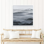 Shop Abstract Mountain Range I (Square) Art Print a painted abstract themed wall art print from The Print Emporium wall artwork collection - Buy Australian made fine art painting style poster and framed prints for the home and your interior decor room, TPE-398-AP