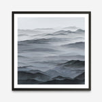 Shop Abstract Mountain Range I (Square) Art Print a painted abstract themed wall art print from The Print Emporium wall artwork collection - Buy Australian made fine art painting style poster and framed prints for the home and your interior decor room, TPE-398-AP
