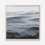 Shop Abstract Mountain Range I (Square) Art Print a painted abstract themed wall art print from The Print Emporium wall artwork collection - Buy Australian made fine art painting style poster and framed prints for the home and your interior decor room, TPE-398-AP
