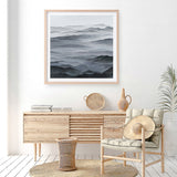 Shop Abstract Mountain Range I (Square) Art Print a painted abstract themed wall art print from The Print Emporium wall artwork collection - Buy Australian made fine art painting style poster and framed prints for the home and your interior decor room, TPE-398-AP