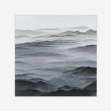 Shop Abstract Mountain Range I (Square) Art Print a painted abstract themed wall art print from The Print Emporium wall artwork collection - Buy Australian made fine art painting style poster and framed prints for the home and your interior decor room, TPE-398-AP