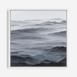 Shop Abstract Mountain Range I (Square) Canvas Print a painted abstract themed framed canvas wall art print from The Print Emporium artwork collection - Buy Australian made fine art painting style stretched canvas prints for the home and your interior decor space, TPE-398-CA-40X40-NF