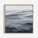 Shop Abstract Mountain Range I (Square) Canvas Print a painted abstract themed framed canvas wall art print from The Print Emporium artwork collection - Buy Australian made fine art painting style stretched canvas prints for the home and your interior decor space, TPE-398-CA-40X40-NF