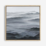 Shop Abstract Mountain Range I (Square) Canvas Print a painted abstract themed framed canvas wall art print from The Print Emporium artwork collection - Buy Australian made fine art painting style stretched canvas prints for the home and your interior decor space, TPE-398-CA-40X40-NF