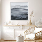 Shop Abstract Mountain Range I (Square) Canvas Print a painted abstract themed framed canvas wall art print from The Print Emporium artwork collection - Buy Australian made fine art painting style stretched canvas prints for the home and your interior decor space, TPE-398-CA-40X40-NF