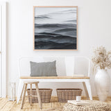 Shop Abstract Mountain Range II (Square) Art Print a painted abstract themed wall art print from The Print Emporium wall artwork collection - Buy Australian made fine art painting style poster and framed prints for the home and your interior decor room, TPE-399-AP