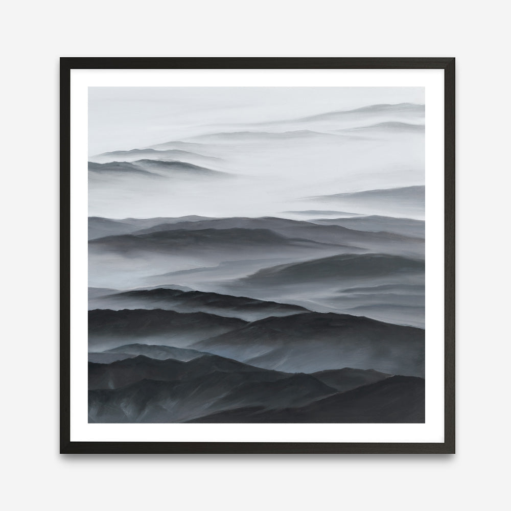 Shop Abstract Mountain Range II (Square) Art Print a painted abstract themed wall art print from The Print Emporium wall artwork collection - Buy Australian made fine art painting style poster and framed prints for the home and your interior decor room, TPE-399-AP