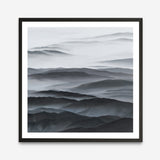 Shop Abstract Mountain Range II (Square) Art Print a painted abstract themed wall art print from The Print Emporium wall artwork collection - Buy Australian made fine art painting style poster and framed prints for the home and your interior decor room, TPE-399-AP