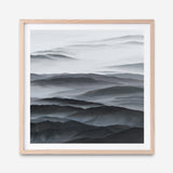 Shop Abstract Mountain Range II (Square) Art Print a painted abstract themed wall art print from The Print Emporium wall artwork collection - Buy Australian made fine art painting style poster and framed prints for the home and your interior decor room, TPE-399-AP