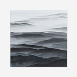 Shop Abstract Mountain Range II (Square) Art Print a painted abstract themed wall art print from The Print Emporium wall artwork collection - Buy Australian made fine art painting style poster and framed prints for the home and your interior decor room, TPE-399-AP