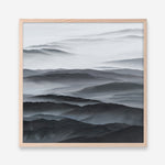 Shop Abstract Mountain Range II (Square) Art Print a painted abstract themed wall art print from The Print Emporium wall artwork collection - Buy Australian made fine art painting style poster and framed prints for the home and your interior decor room, TPE-399-AP