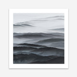 Shop Abstract Mountain Range II (Square) Art Print a painted abstract themed wall art print from The Print Emporium wall artwork collection - Buy Australian made fine art painting style poster and framed prints for the home and your interior decor room, TPE-399-AP