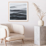 Shop Abstract Mountain Range II (Square) Art Print a painted abstract themed wall art print from The Print Emporium wall artwork collection - Buy Australian made fine art painting style poster and framed prints for the home and your interior decor room, TPE-399-AP