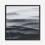 Shop Abstract Mountain Range II (Square) Art Print a painted abstract themed wall art print from The Print Emporium wall artwork collection - Buy Australian made fine art painting style poster and framed prints for the home and your interior decor room, TPE-399-AP