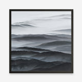 Shop Abstract Mountain Range II (Square) Art Print a painted abstract themed wall art print from The Print Emporium wall artwork collection - Buy Australian made fine art painting style poster and framed prints for the home and your interior decor room, TPE-399-AP