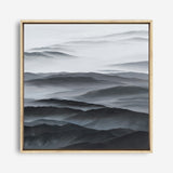 Shop Abstract Mountain Range II (Square) Canvas Print a painted abstract themed framed canvas wall art print from The Print Emporium artwork collection - Buy Australian made fine art painting style stretched canvas prints for the home and your interior decor space, TPE-399-CA-40X40-NF