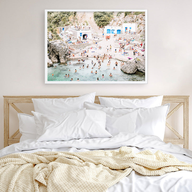 Shop Acquaviva Beach Photo Art Print a coastal themed photography wall art print from The Print Emporium wall artwork collection - Buy Australian made fine art poster and framed prints for the home and your interior decor, TPE-1271-AP