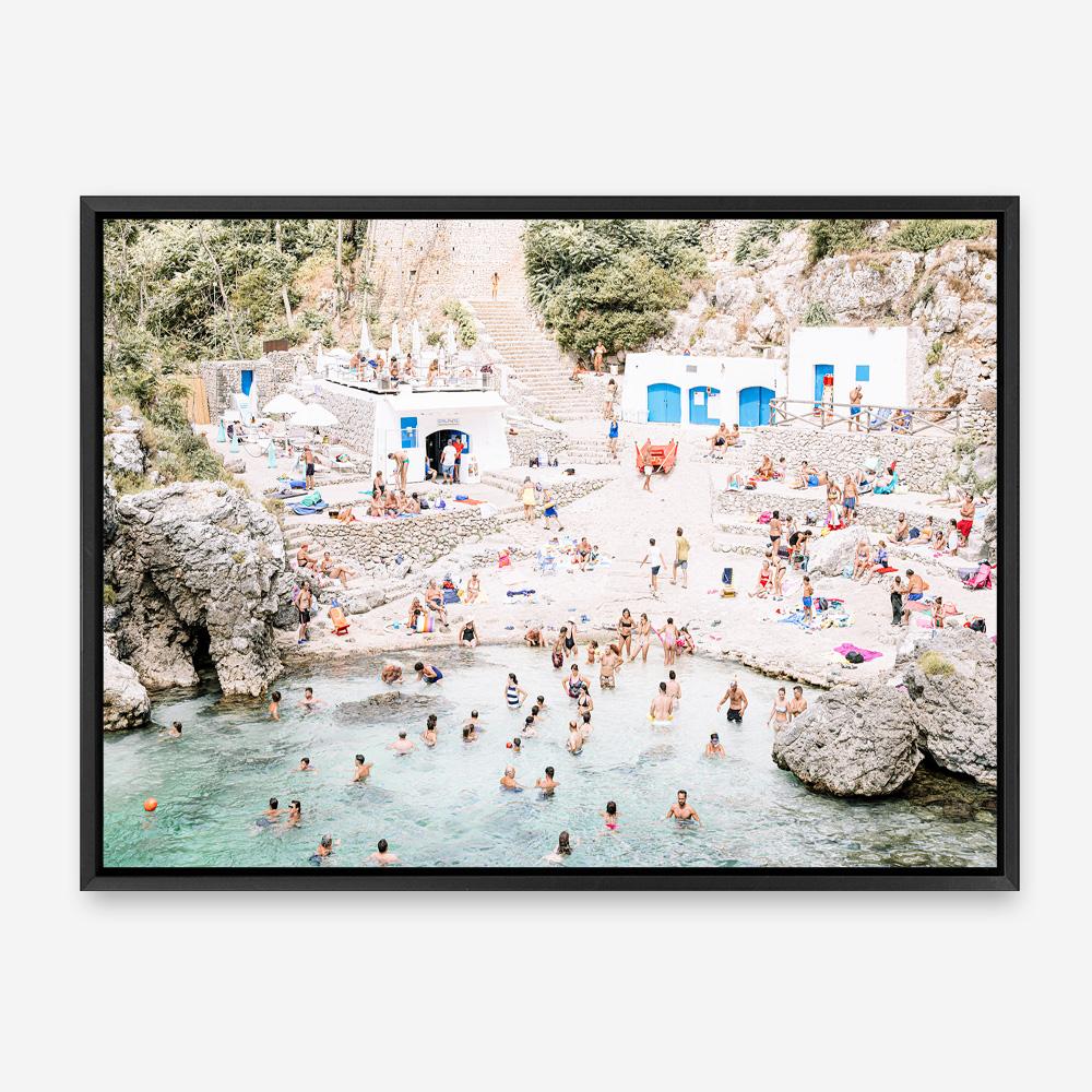 Shop Acquaviva Beach Photo Canvas Print a coastal themed photography framed stretched canvas print from The Print Emporium wall artwork collection - Buy Australian made prints for the home and your interior decor space, TPE-1271-CA-35X46-NF