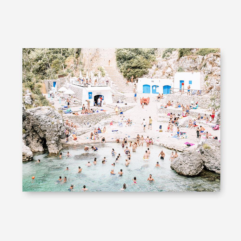 Shop Acquaviva Beach Photo Canvas Print a coastal themed photography framed stretched canvas print from The Print Emporium wall artwork collection - Buy Australian made prints for the home and your interior decor space, TPE-1271-CA-35X46-NF