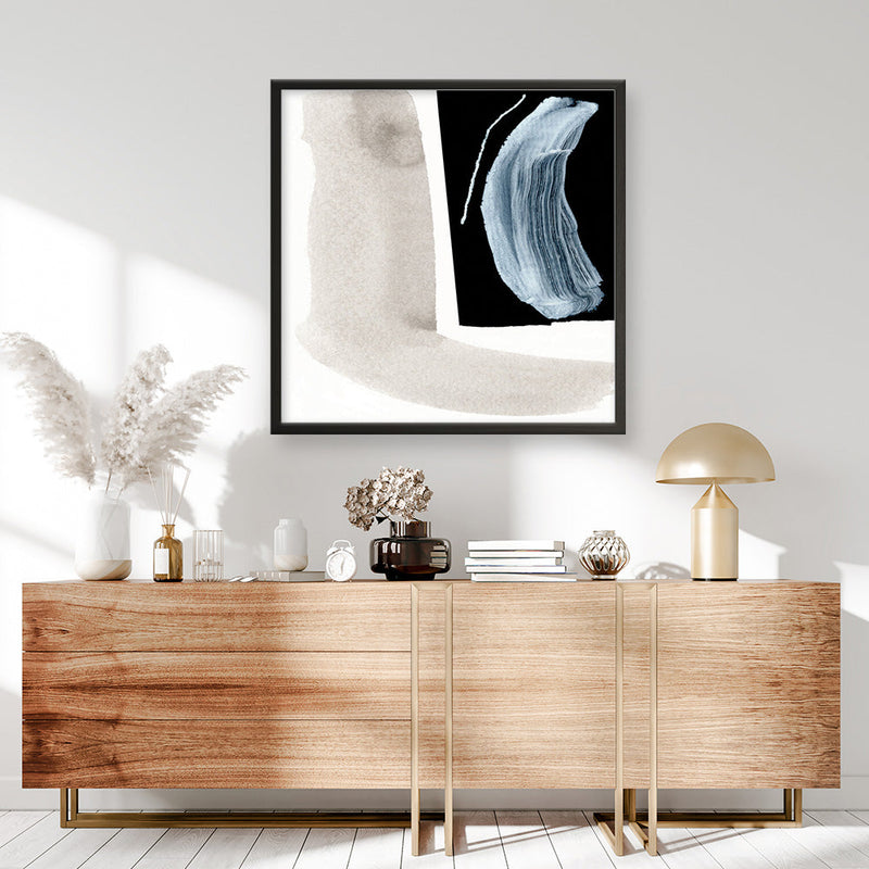 Shop Adjacent 1 (Square) Art Print a painted abstract themed wall art print from The Print Emporium wall artwork collection - Buy Australian made fine art painting style poster and framed prints for the home and your interior decor room, TPE-DH-233-AP