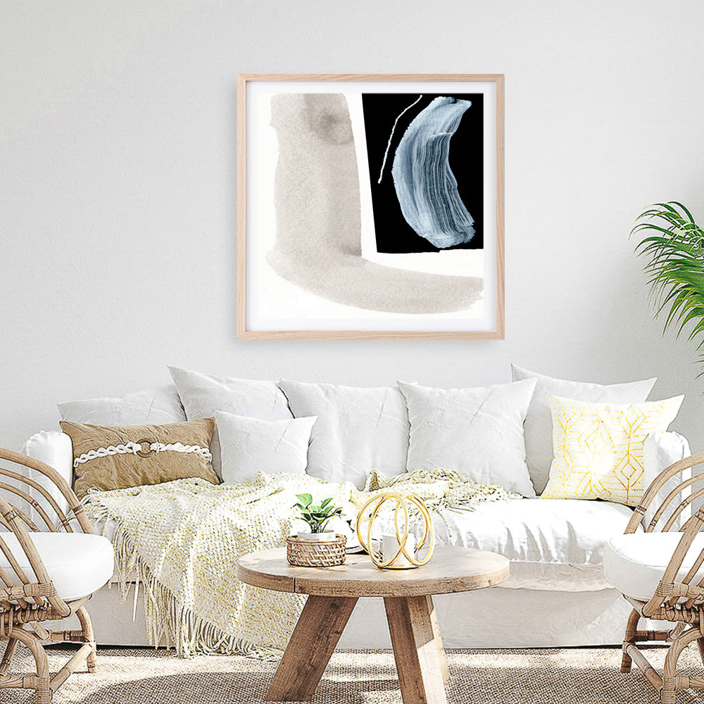 Shop Adjacent 1 (Square) Art Print a painted abstract themed wall art print from The Print Emporium wall artwork collection - Buy Australian made fine art painting style poster and framed prints for the home and your interior decor room, TPE-DH-233-AP